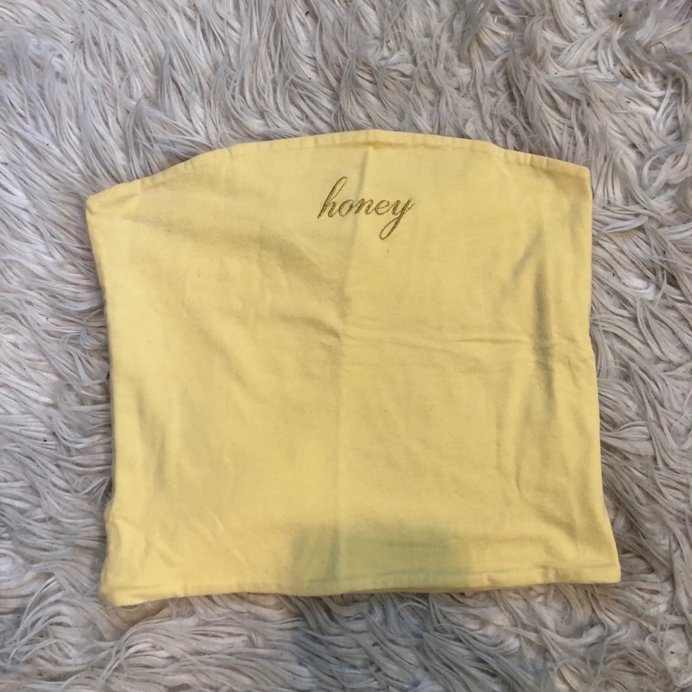 Yellow “Honey” Tube Top (Brandy Melville)